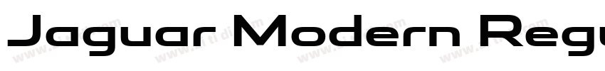 Jaguar Modern Regula字体转换